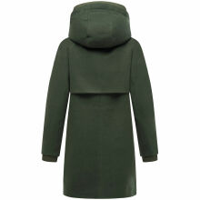 Navahoo Flauschwunder Damen Winterjacke Dark Olive Größe S - Gr. 36