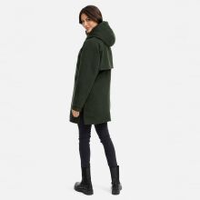 Navahoo Flauschwunder Damen Winterjacke Dark Olive Größe S - Gr. 36