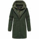 Navahoo Flauschwunder Damen Winterjacke Dark Olive Größe S - Gr. 36