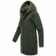 Navahoo Flauschwunder Damen Winterjacke Dark Olive Größe S - Gr. 36