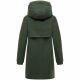 Navahoo Flauschwunder Damen Winterjacke Dark Olive Größe S - Gr. 36