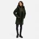 Navahoo Flauschwunder Damen Winterjacke Dark Olive Größe S - Gr. 36