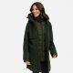 Navahoo Flauschwunder Damen Winterjacke Dark Olive Größe S - Gr. 36