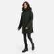 Navahoo Flauschwunder Damen Winterjacke Dark Olive Größe S - Gr. 36