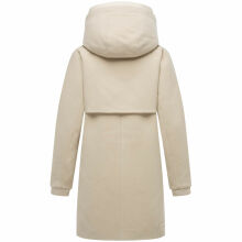 Navahoo Flauschwunder Damen Winterjacke Beige Größe S - Gr. 36