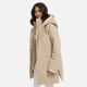 Navahoo Flauschwunder Damen Winterjacke Beige Größe S - Gr. 36