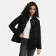 Marikoo Aylaraa Damen Winter Kabanjacke Schwarz-Größe XL - Gr. 42