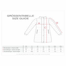 Marikoo Aylaraa Damen Winter Kabanjacke Navy-Größe M - Gr. 38