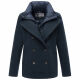 Marikoo Aylaraa Damen Winter Kabanjacke Navy-Größe M - Gr. 38