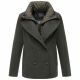 Marikoo Aylaraa Damen Winter Kabanjacke Dark Olive-Größe M - Gr. 38
