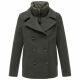 Marikoo Aylaraa Damen Winter Kabanjacke Dark Olive-Größe M - Gr. 38