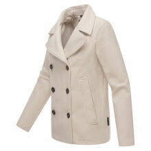 Marikoo Aylaraa Damen Winter Kabanjacke Pearl Grey-Größe S - Gr. 36
