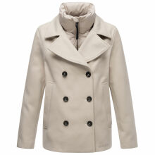 Marikoo Aylaraa Damen Winter Kabanjacke Pearl Grey-Größe M - Gr. 38