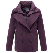 Marikoo Aylaraa Damen Winter Kabanjacke Dusty Plum-Größe S - Gr. 36