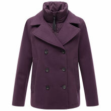 Marikoo Aylaraa Damen Winter Kabanjacke Dusty Plum-Größe XXL - Gr. 44