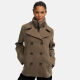 Marikoo Aylaraa Damen Winter Kabanjacke Stone Brown-Größe S - Gr. 36