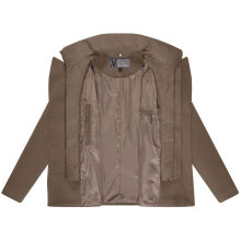 Marikoo Aylaraa Damen Winter Kabanjacke Stone Brown-Größe M - Gr. 38