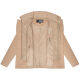 Marikoo Aylaraa Damen Winter Kabanjacke Beige-Größe XL - Gr. 42