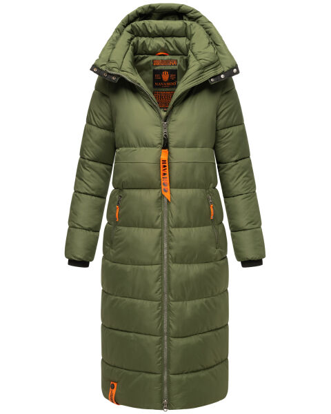 Navahoo Kristallblume Damen Winter Steppjacke Pine Olive Größe XXXL - Gr. 46