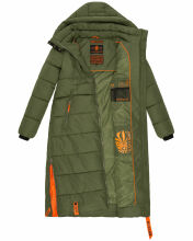 Navahoo Kristallblume Damen Winter Steppjacke Pine Olive Größe XXXL - Gr. 46