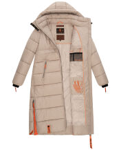 Navahoo Kristallblume Damen Winter Steppjacke Taupe Größe XXXL - Gr. 46