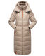 Navahoo Kristallblume Damen Winter Steppjacke Taupe Größe XXXL - Gr. 46