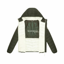 Marikoo Pack Mich Ein Damen Stepp Jacke Dark Olive-Größe S - Gr. 36