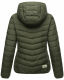 Marikoo Pack Mich Ein Damen Stepp Jacke Dark Olive-Größe S - Gr. 36