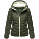Marikoo Pack Mich Ein Damen Stepp Jacke Dark Olive-Größe XXL - Gr. 44