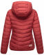Marikoo Pack Mich Ein Damen Stepp Jacke Deep Red-Größe L - Gr. 40