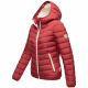 Marikoo Pack Mich Ein Damen Stepp Jacke Deep Red-Größe XXL - Gr. 44
