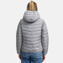 Marikoo Pack Mich Ein Damen Stepp Jacke Grau-Größe L - Gr. 40