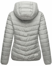 Marikoo Pack Mich Ein Damen Stepp Jacke Grau-Größe S - Gr. 36