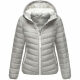 Marikoo Pack Mich Ein Damen Stepp Jacke Grau-Größe S - Gr. 36
