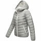 Marikoo Pack Mich Ein Damen Stepp Jacke Grau-Größe S - Gr. 36