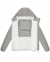 Marikoo Pack Mich Ein Damen Stepp Jacke Grau-Größe XXL - Gr. 44