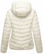 Marikoo Pack Mich Ein Damen Stepp Jacke Offwhite-Größe 3XL - Gr. 46