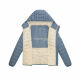 Marikoo Pack Mich Ein Damen Stepp Jacke Powder Blue-Größe M - Gr. 38
