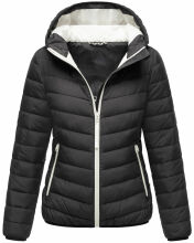 Marikoo Pack Mich Ein Damen Stepp Jacke Schwarz-Größe 3XL - Gr. 46