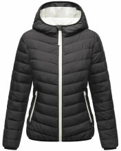 Marikoo Pack Mich Ein Damen Stepp Jacke Schwarz-Größe L - Gr. 40