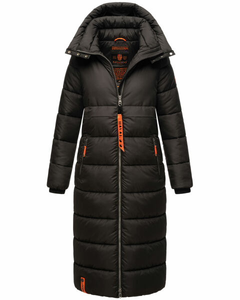 Navahoo Kristallblume Damen Winter Steppjacke Schwarz-Größe XXXL - Gr. 46