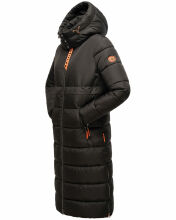 Navahoo Kristallblume Damen Winter Steppjacke Schwarz-Größe XXXL - Gr. 46
