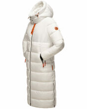 Navahoo Kristallblume Damen Winter Steppjacke Offwhite-Größe XXXL - Gr. 46