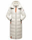 Navahoo Kristallblume Damen Winter Steppjacke Offwhite-Größe XXXL - Gr. 46
