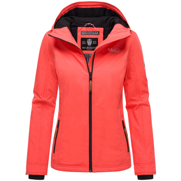Marikoo Brombeere Damen Übergansjacke Frühlings Jacke Coral Pink-Größe L - Gr. 40