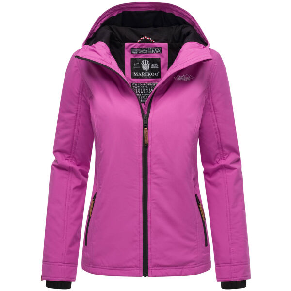 Marikoo Brombeere Damen Übergansjacke Frühlings Jacke Lilac Lily-Größe XXXL - Gr. 46