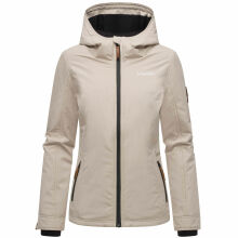 Marikoo Brombeere Damen Übergansjacke Frühlings Jacke Bone-Größe XXXL - Gr. 46