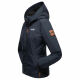 Marikoo Brombeere Damen Übergansjacke Frühlings Jacke Navy-Größe XXXXXL - Gr. 50