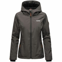 Marikoo Brombeere Damen Übergansjacke Frühlings Jacke Anthrazit-Größe XXXXXXL - Gr. 52
