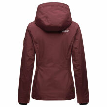 Marikoo Brombeere Damen Übergansjacke Frühlings Jacke Weinrot-Größe XXXXXL - Gr. 50